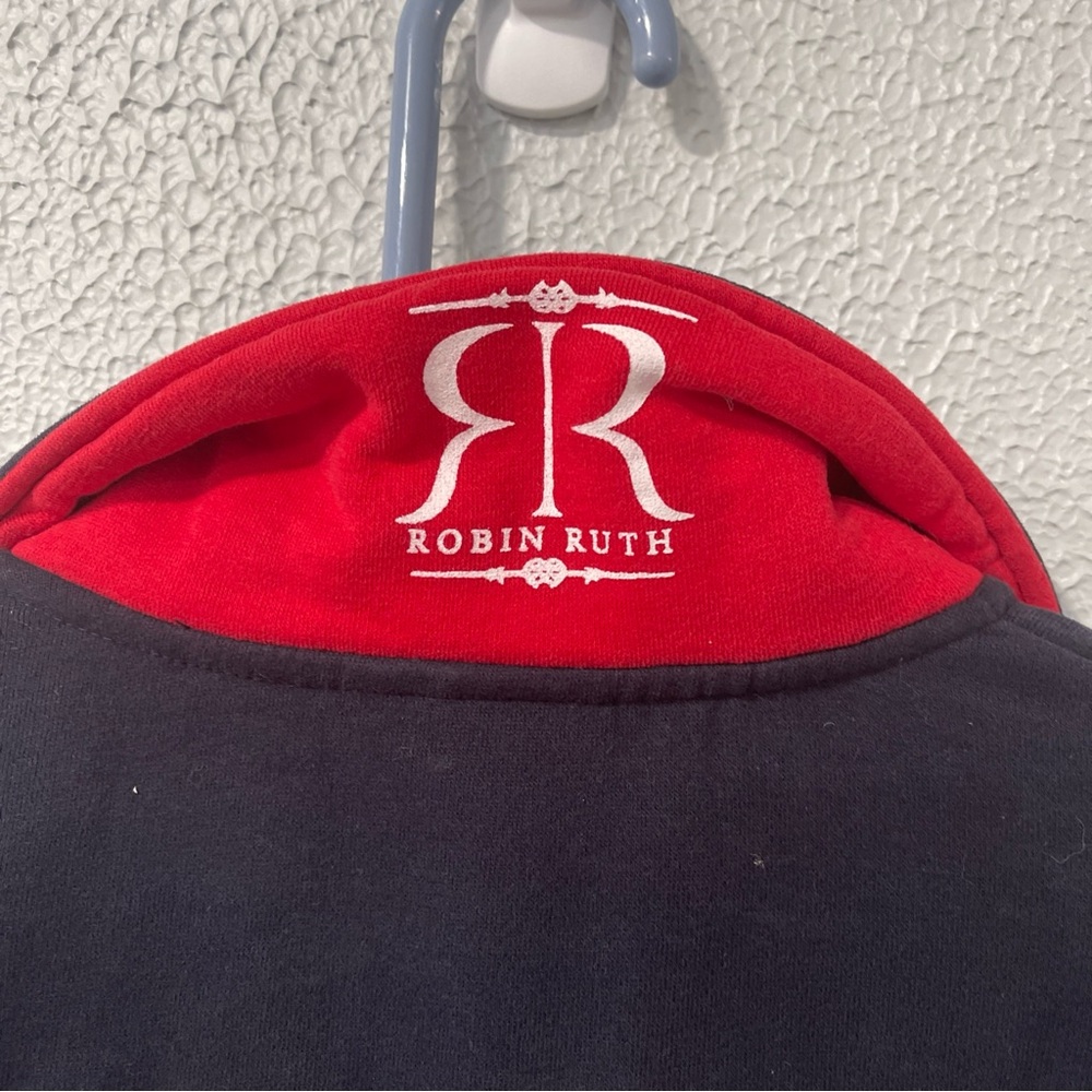 Robin Ruth Red and Navy Jacket - Picture 4 of 9